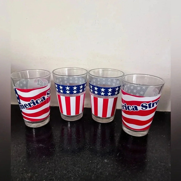 Libbey Other - Libbey America Strong Glasses set of 4